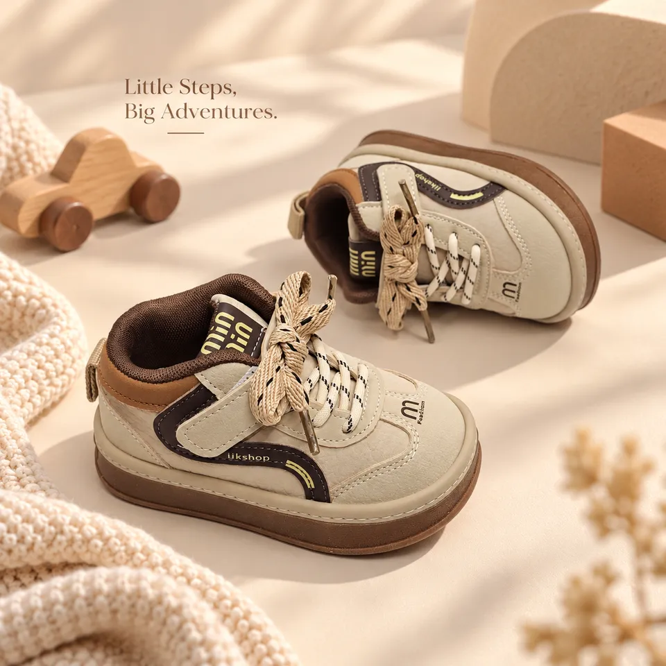 UrbanTrail Kids High-Top Sneakers| 1.5 to 5.5 Years