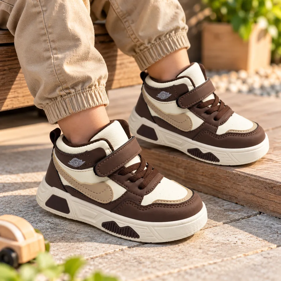 CocoaStride Kids High-Top Sneakers| 1.5 to 5.5 Years