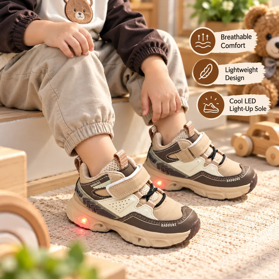 TerraGlow Kids LED Sneakers- Lighting| 1.5 to 4 Years