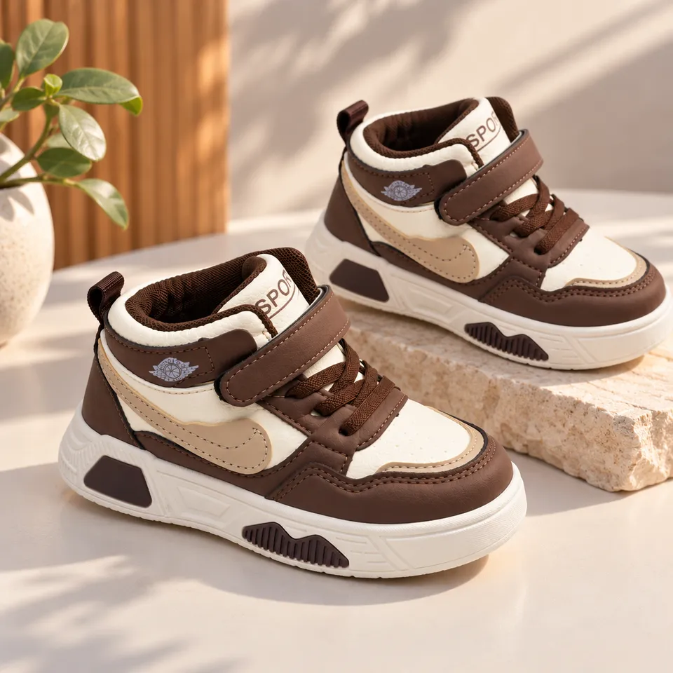 CocoaStride Kids High-Top Sneakers| 1.5 to 5.5 Years