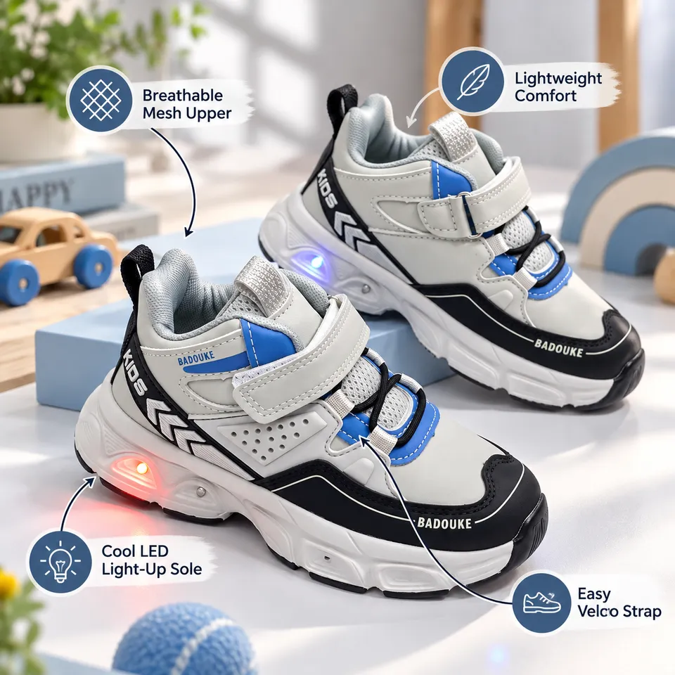 TerraGlow Kids LED Sneakers- Lighting| 1.5 to 4 Years