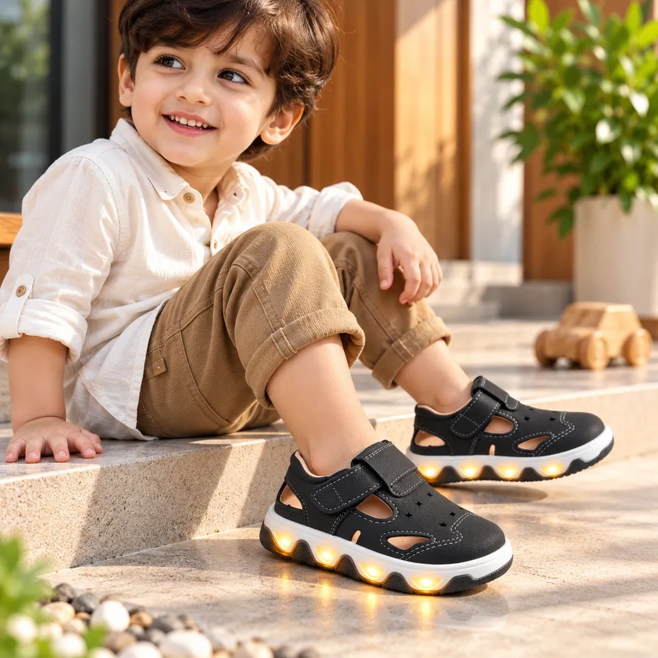 Star Trek Kids Sandals | Closed-Toe Shoes- Lighting| 1.5 to 3.5 Years